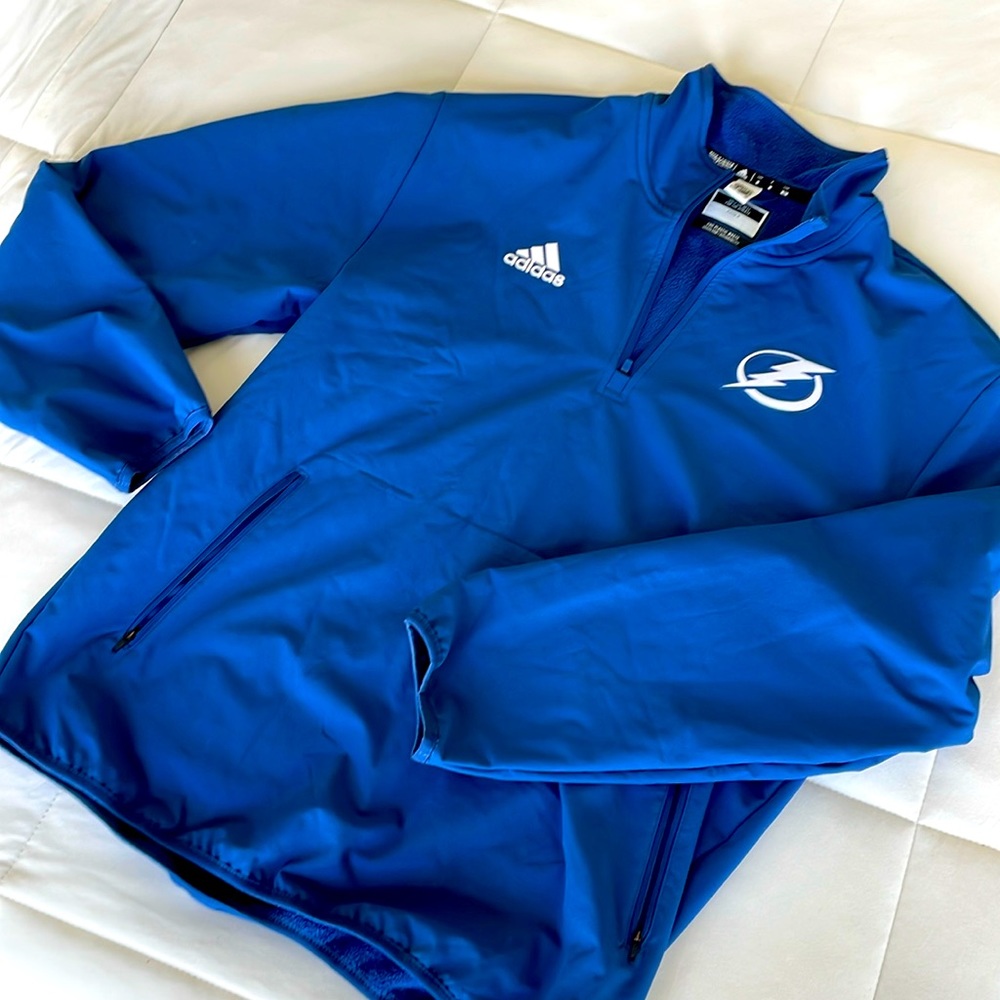 Women’s Adidas Tampa Bay Lightning NHL Quarter Zip Jacket (Medium)